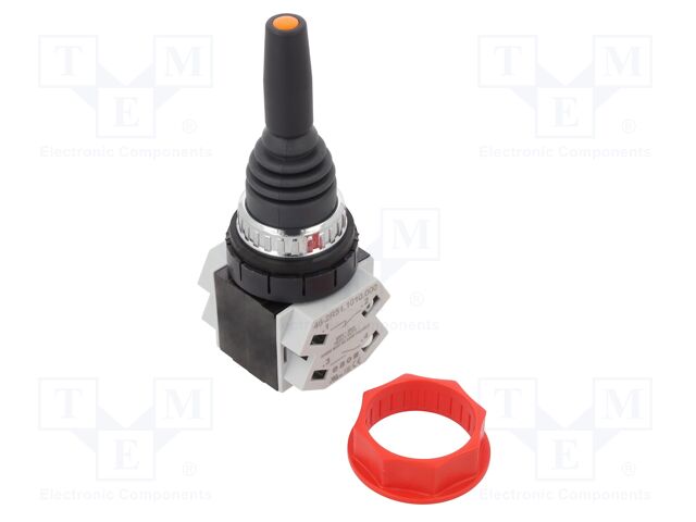 Switch: joystick; 30mm; Stabl.pos: 1; NC x2 + NO x2; IP65; 46; Pos: 2