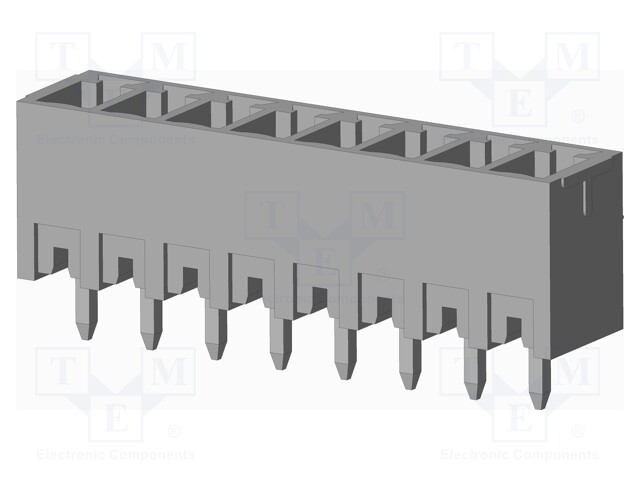 Connector: pluggable terminal block; socket; male; on PCBs