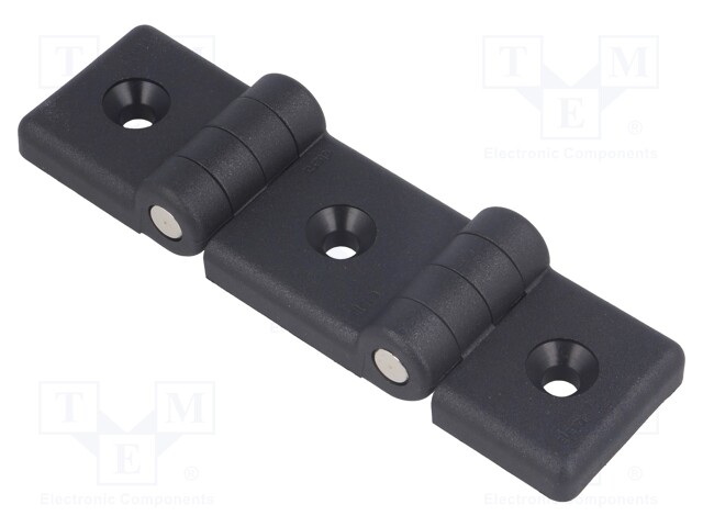 Hinge; Width: 104mm; technopolymer (PA); black; H: 36mm