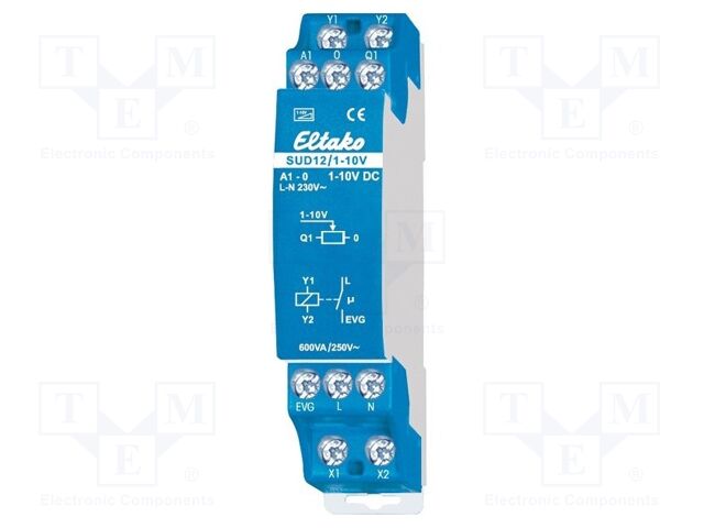 Dimmer; for DIN rail mounting; 230VAC; NO; intelligent house