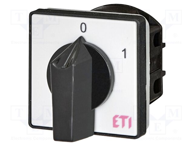 Switch: cam switch; Stabl.pos: 2; 25A; 0-1; for building in; Pos: 2