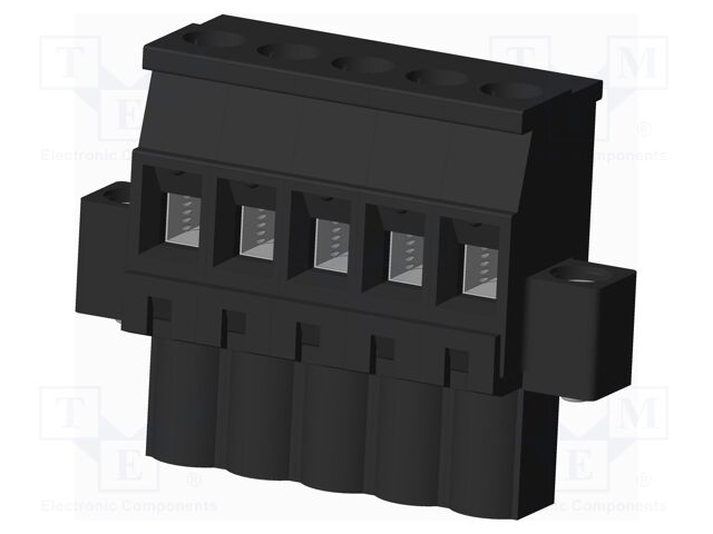 Connector: pluggable terminal block; plug; female; angled 90°
