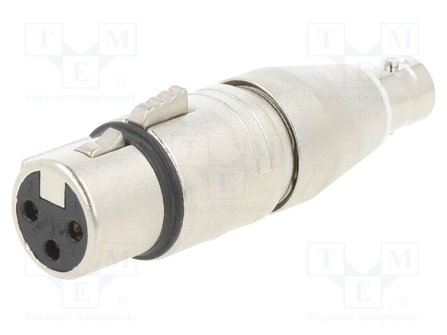 ADAPTER XLRF 2POLE  BNC