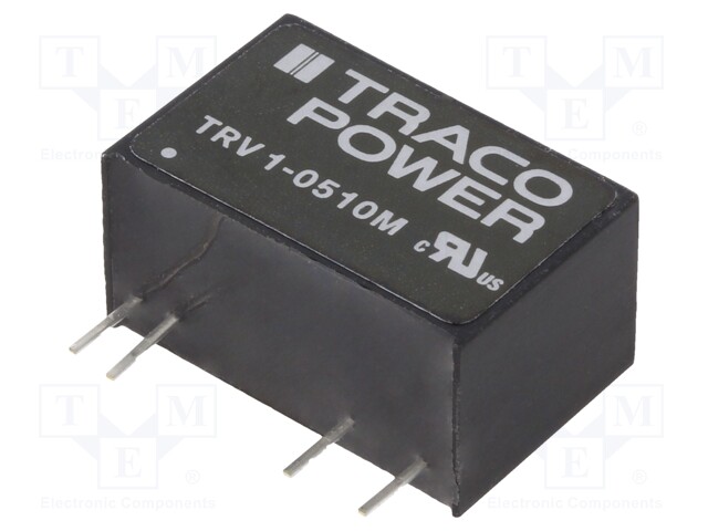Converter: DC/DC; 1W; Uin: 4.5÷5.5V; 3.3VDC; Iout: 303mA; SIP9; 4.8g
