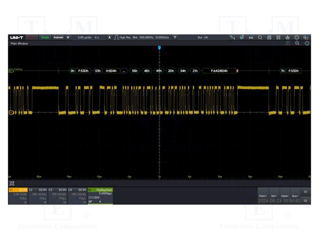 Test acces: expansion option; for oscilloscopes