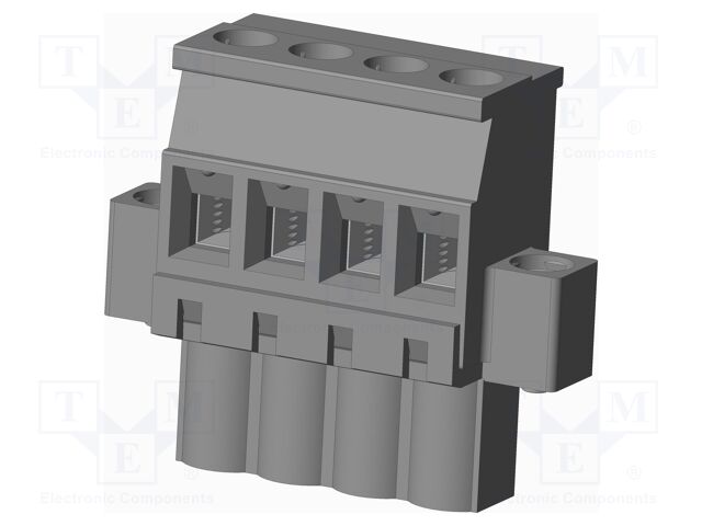 Connector: pluggable terminal block; plug; female; angled 90°