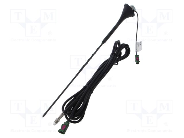 Antenna; car top,automotive,external; 380mm; VHF; universal; 5m