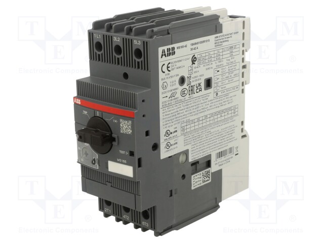 Motor breaker; 22kW; 208÷690VAC; for DIN rail mounting; IP20
