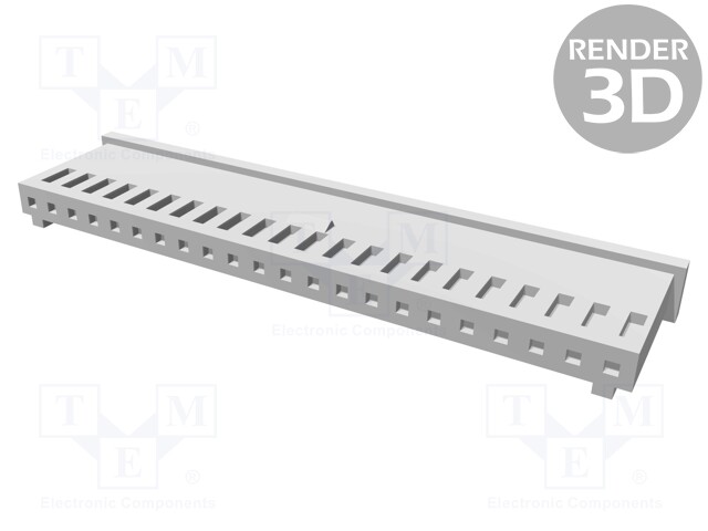 Plug; wire-board; female; AMPMODU MOD II; 2.54mm; PIN: 22