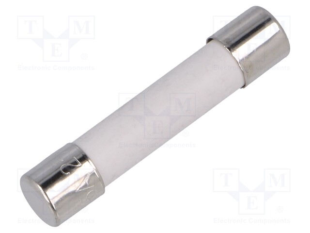 Fuse: fuse; 5A; 250VAC; ceramic,cylindrical; 6,3x32mm