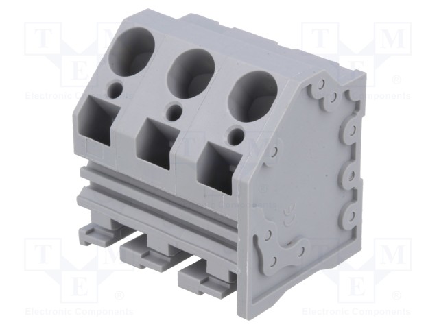 PCB terminal block; angled; 10mm; ways: 3; on PCBs; 0.2÷6mm2; 30A