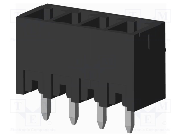 Connector: pluggable terminal block; socket; male; on PCBs