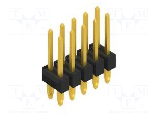 Connector: pin strips; pin header; male; PIN: 10; 2.54mm; THT; 2x5