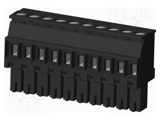 Connector: pluggable terminal block; plug; female; angled 90°