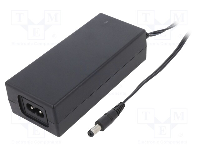 Power supply: switched-mode; 12VDC; 5A; Out: 5,5/2,5; 60W; desktop