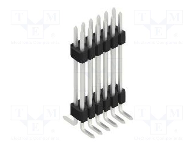 Connector: pin strips; pin header; male; PIN: 12; 1.27mm; SMT; 2x6