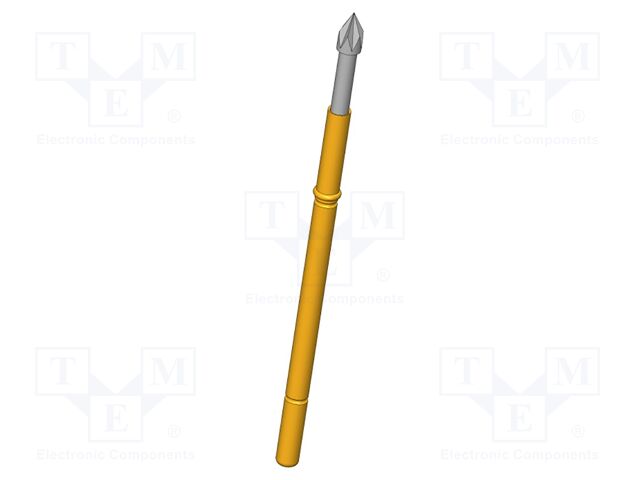 Test needle; Operational spring compression: 4mm; 5A; Ø: 1.75mm