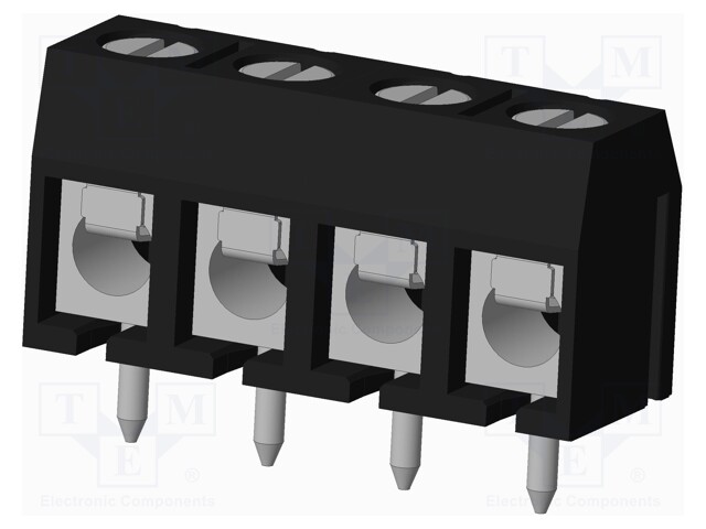 Connector: PCB terminal block; terminal; Plating: tinned; on PCBs