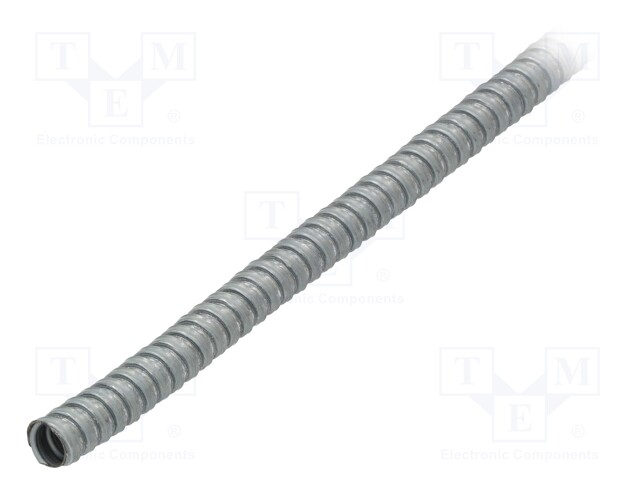 Protective tube; ØBraid : 13mm; galvanised steel; natural; IP40