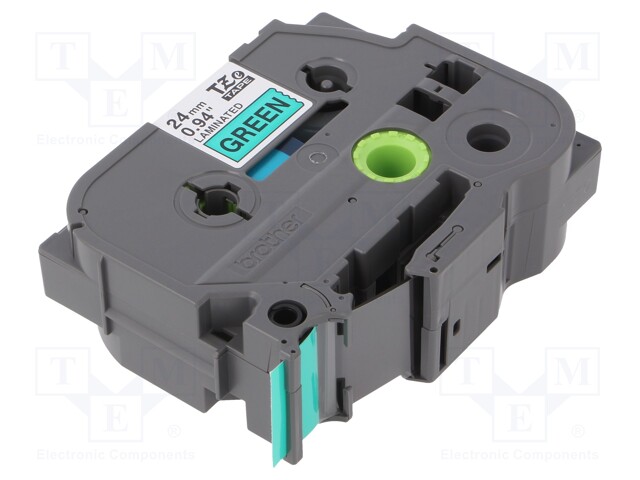 Tape; Width: 24mm; Colour: green; Character colour: black; L: 8m