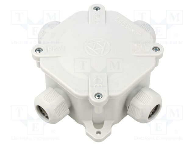 Enclosure: junction box; X: 125mm; Y: 45mm; Z: 125mm; wall mount