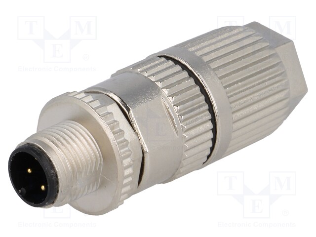 Plug; M12; PIN: 4; male; A code-DeviceNet / CANopen; for cable; IDC