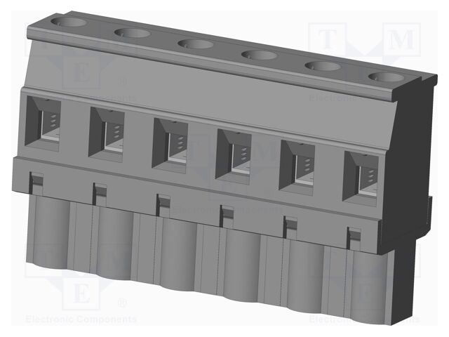 Connector: pluggable terminal block; plug; female; angled 90°