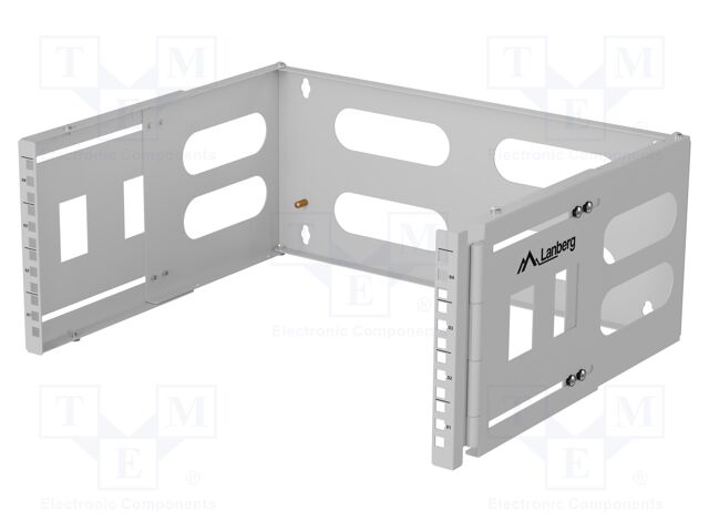Wall mounting element; 4U; Dimensions: 497x400x240mm; grey; 12kg
