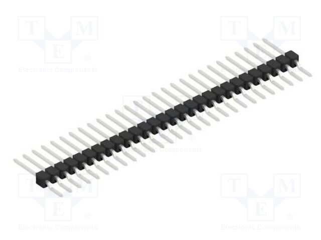Connector: pin strips; pin header; male; PIN: 28; 2.54mm; SMT; 1x28