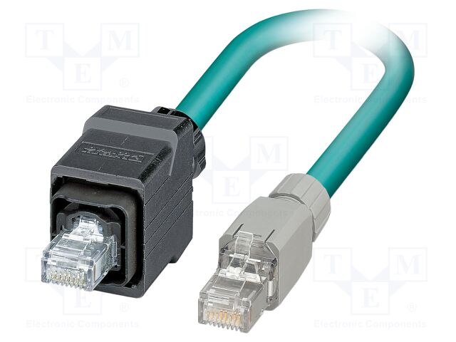 Patch cord; S/UTP; Cat 5; RJ45 plug,both sides; stranded; Cu; 2m