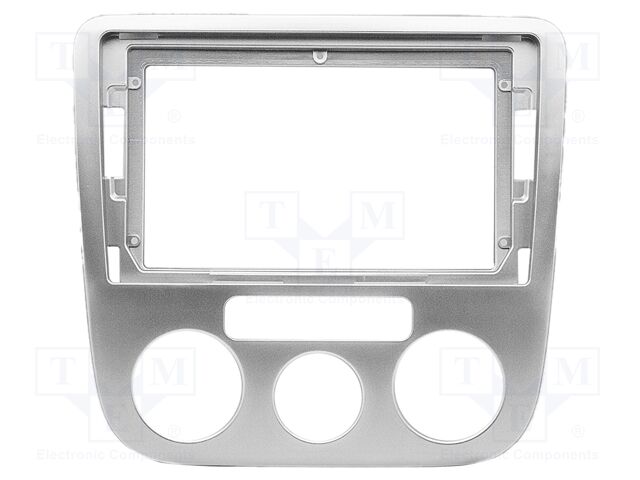 Radio frame; VW; silver; 9"