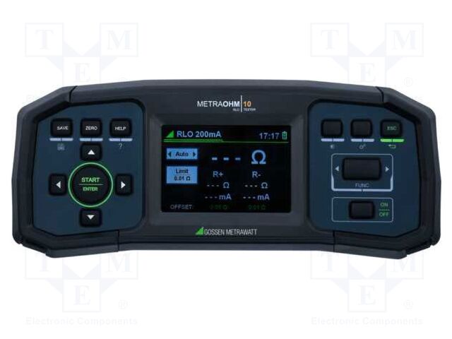 Milli-ohm meter; LCD TFT 3,5"; 1mΩ÷99.9Ω; ±(1%+2digit); IP40