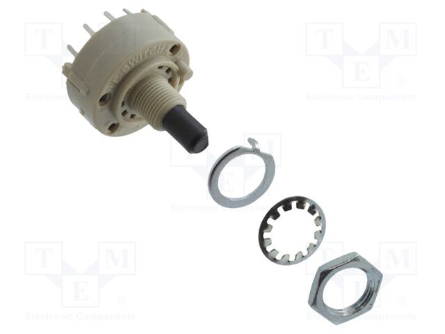 Switch: rotary; Pos: 4; 0.15A/250VAC; Poles number: 3; 30°; -30÷85°C