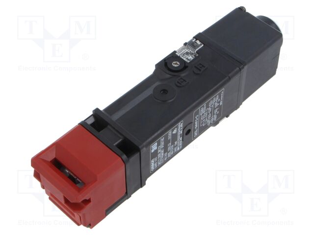 Safety switch: bolting; D4SL-N; 3NC + 2NC; IP67; black/red; 24VDC