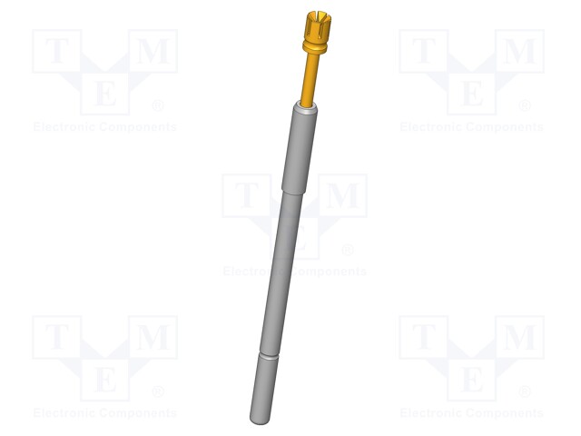 Test needle; Operational spring compression: 4mm; 20A; Ø: 2mm