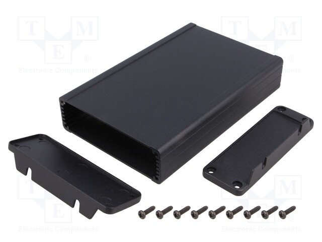 Enclosure: with panel; with fixing lugs; 1457; X: 104mm; Y: 160mm