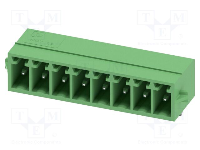PCB headers, nominal cross section: 1.5 mm?, color: green, n