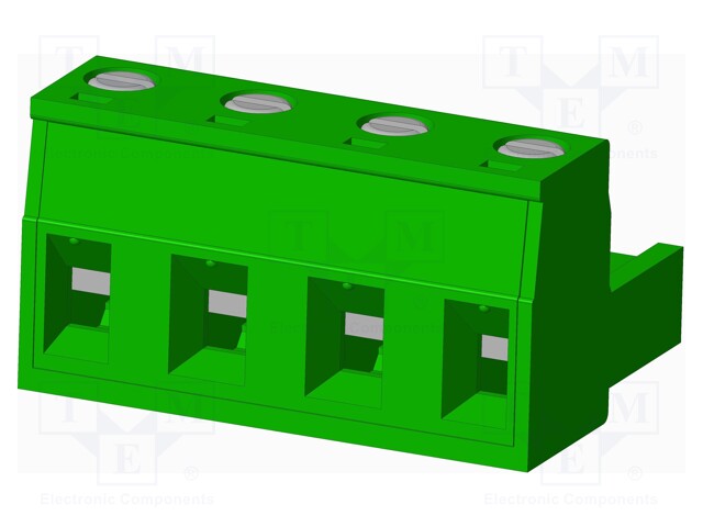 Connector: pluggable terminal block; plug; female; straight; 12A