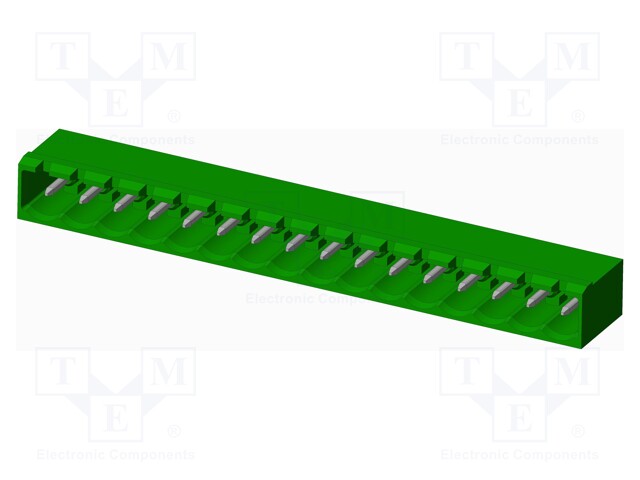 Connector: pluggable terminal block; socket; male; angled 90°