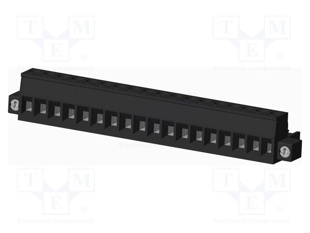 Connector: pluggable terminal block; plug; female; straight; 5mm