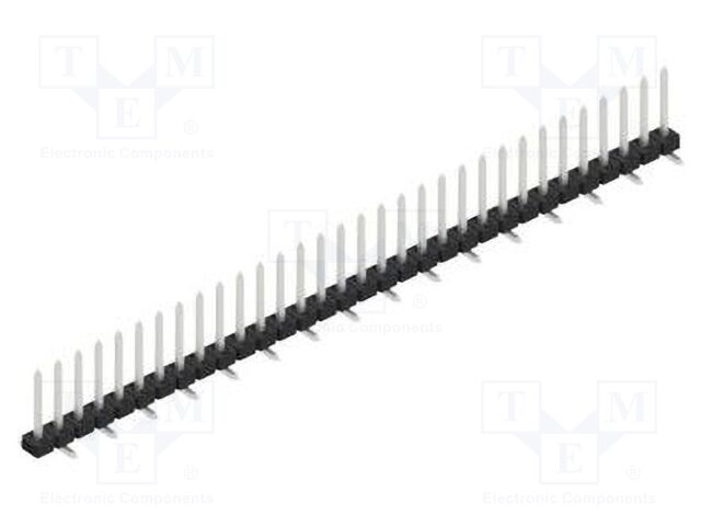 Connector: pin strips; pin header; male; PIN: 32; 2mm; SMT; 1x32