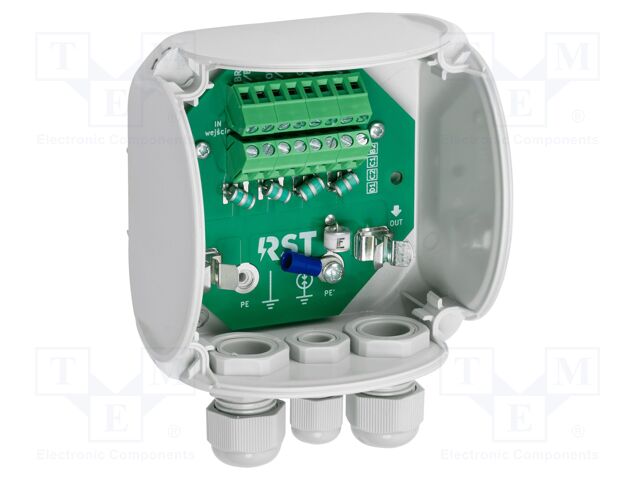 Surge arrester; In 8/20us: 20kA; 45VAC; surface mounting; IP65