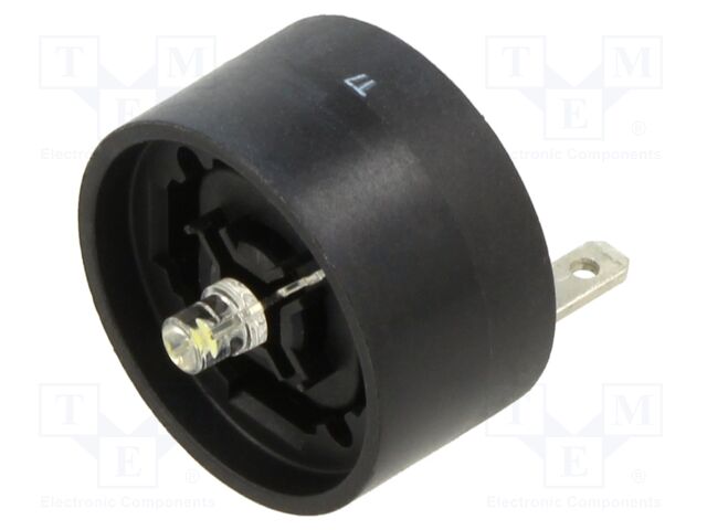 Illuminating unit; 84; IP40; Leads: 2,8x0,8mm connectors; 24VDC