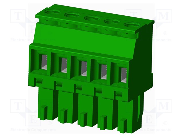 Connector: pluggable terminal block; plug; female; angled 90°