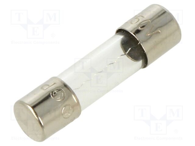 Fuse: fuse; 3A; 250VAC; quick blow; glass; 5.2x20mm; holders; 235