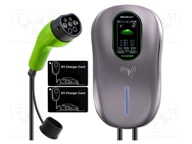 Charger: eMobility; 1x0.5mm2,5x6mm2; 220/480VAC; 22kW; IP54; 5m