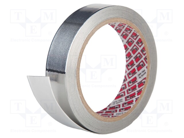 Tape: shielding; W: 12mm; L: 25m; Thk: 0.065mm; acrylic,conductive