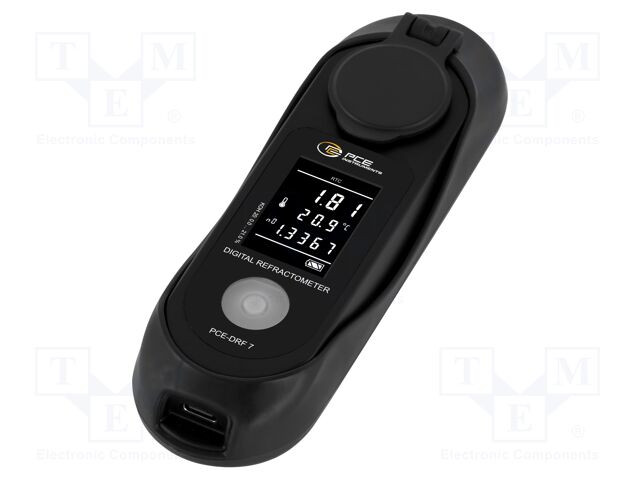 Meter: refractometer; LCD; 0÷21%,1,333÷1,3744nD; Temp: 0÷40°C