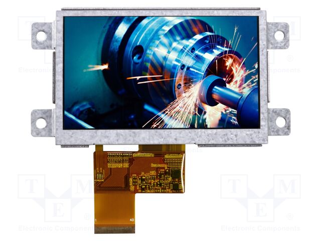 Display: TFT; 800x480; Illumin: LED; Window dimensions: 95x53.9mm