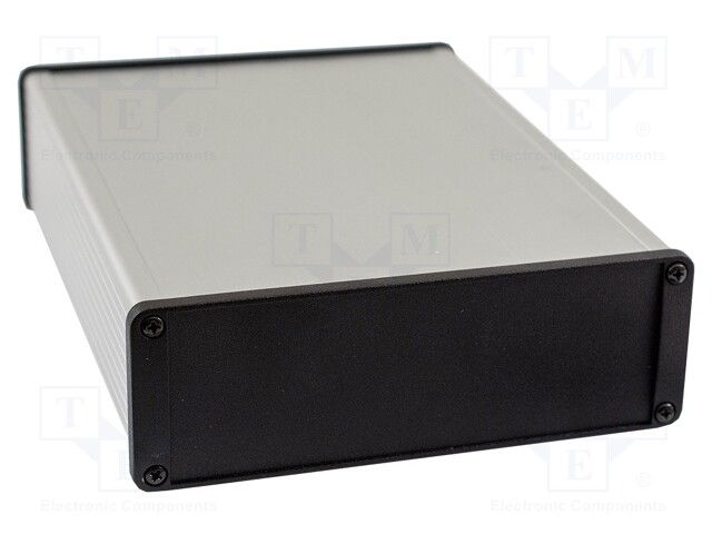 Enclosure: with panel; 1457; X: 165mm; Y: 220mm; Z: 55mm; aluminium